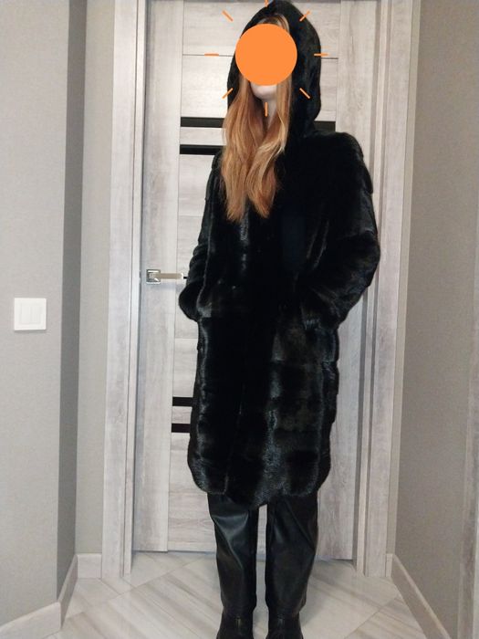 Шуба, норка, 44р., L, НОВА