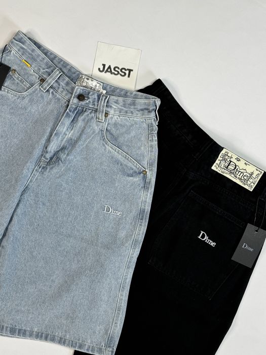 ‼️АКЦІЯ Шорти Dime | Дайм джинсові чорні/голубі