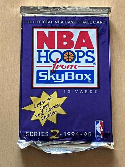 Nowa paczka kart koszykarskich 1994-95 Hoops from Skybox, Hill, Kidd