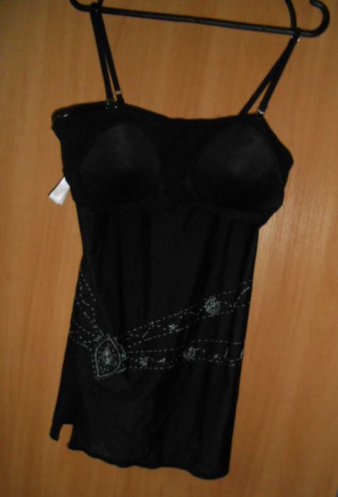 суцільний купальник сукня 54 розмір чорний Бонприкс