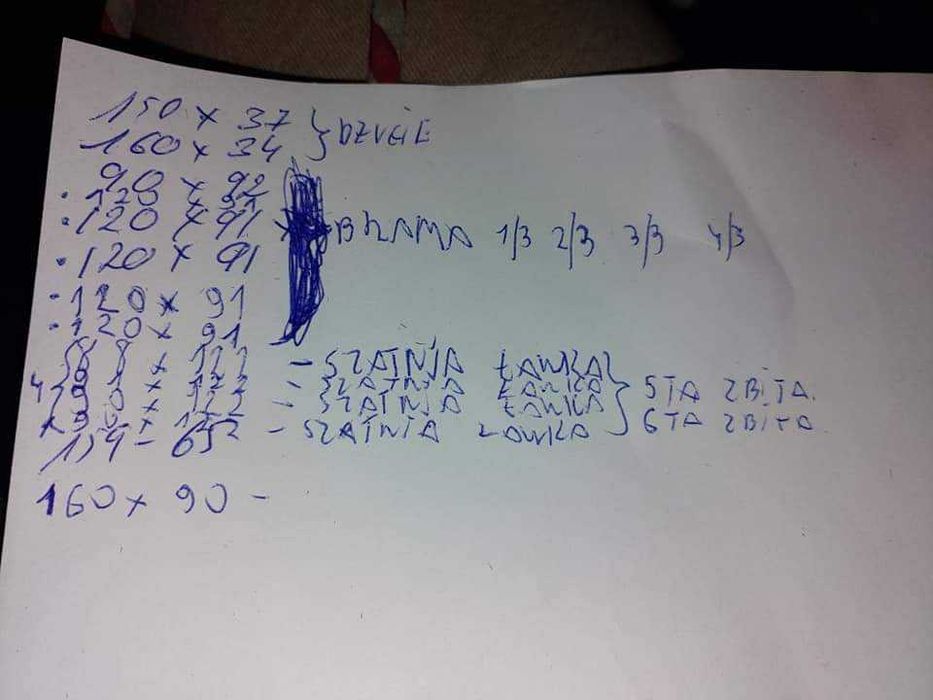 Lustra różne wymiary rozne