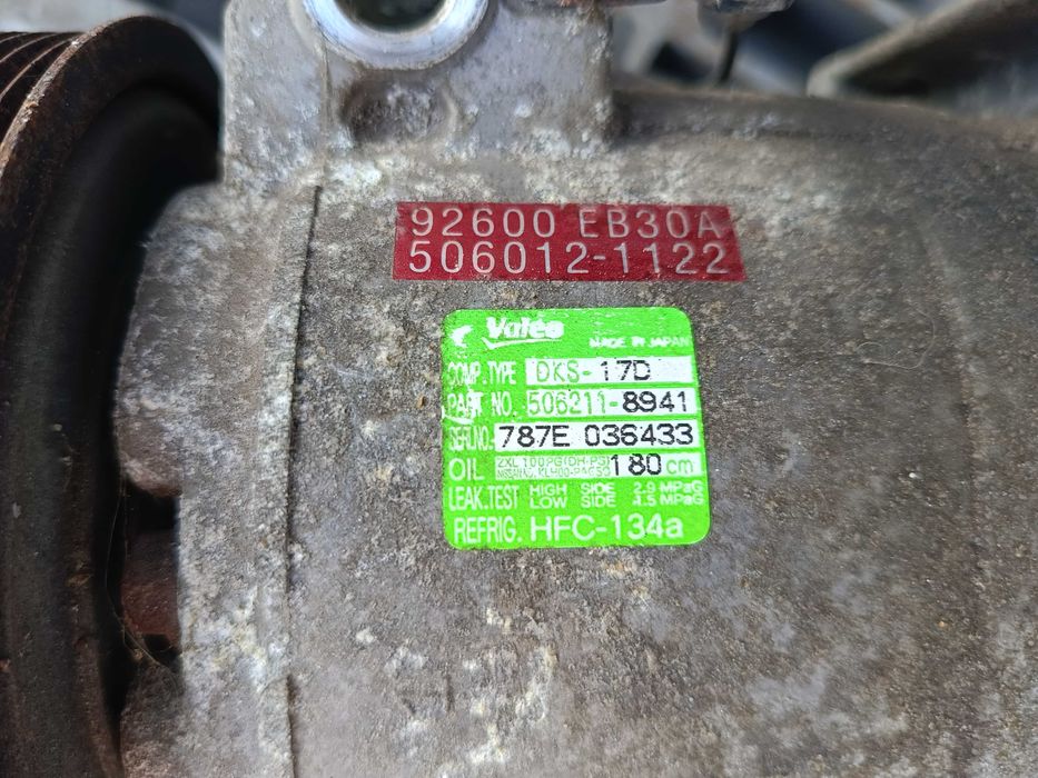 Sprężarka klimatyzacji Nissan CABSTAR 35.13 z 2008roku 2,5D 130KM