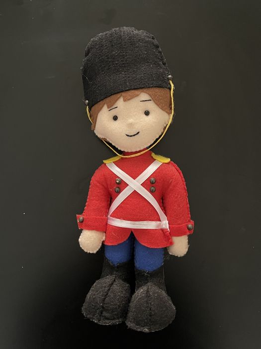 Peluche artesanal soldado britânico