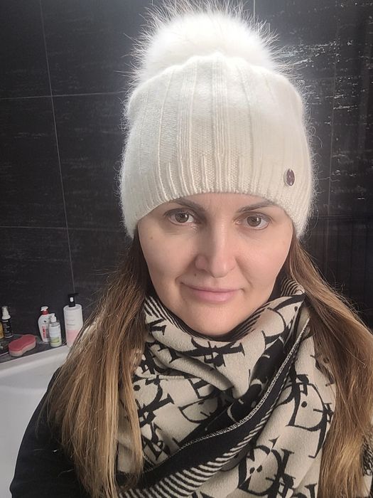 Zimowy szal na wzór Diora