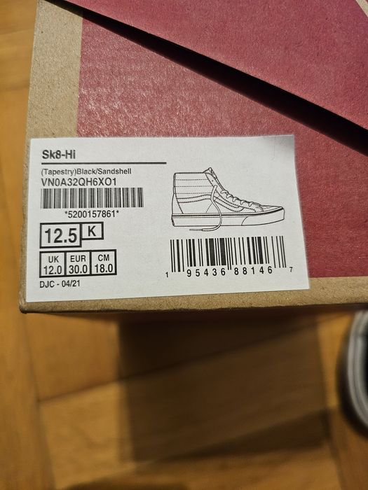 Vans buty sportowe rozmiar 30