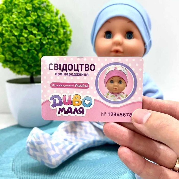 Пупс функціональний  Малюк 7 функцій 30см (2430YLL-T-DM-UA) Розд/Дроп