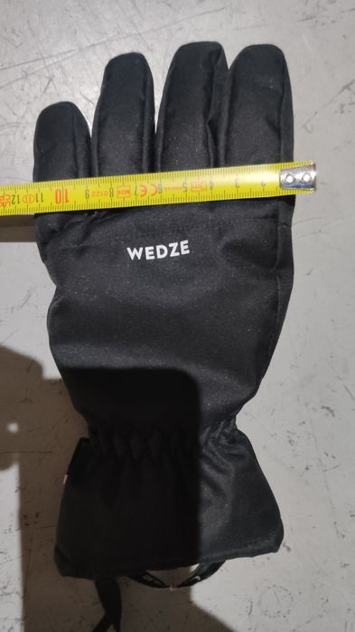 Czarne rękawiczki narciarskie Wedze