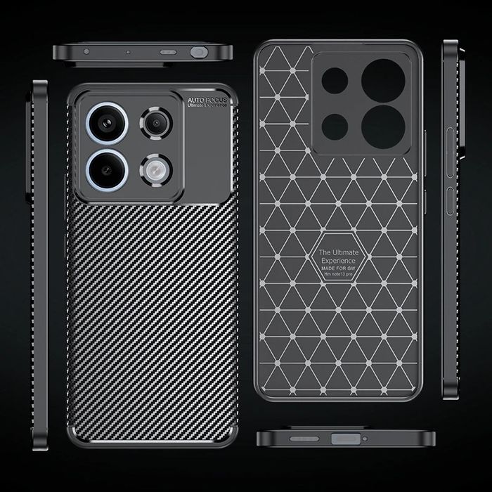 Capa T/ Carbono Xiaomi Redmi Note 13 Pró 5G / Redmi Note 13 Pró+ 5G