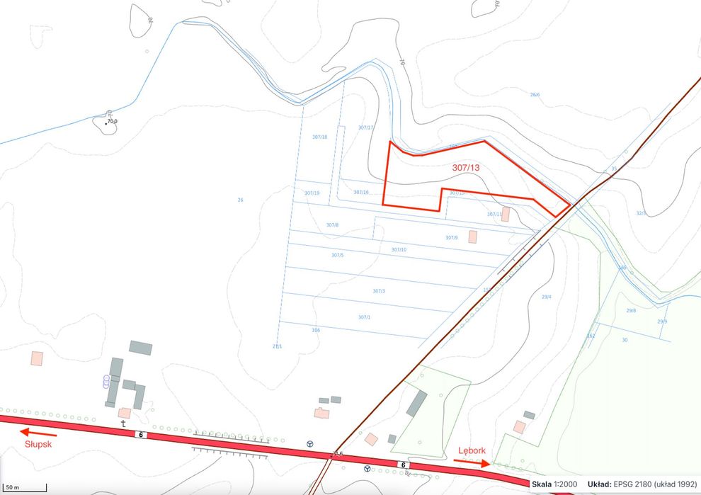Działka pod budowę - ponad 9000 m² (0,9452 ha) / 4min od Redzikowa - Widok 3