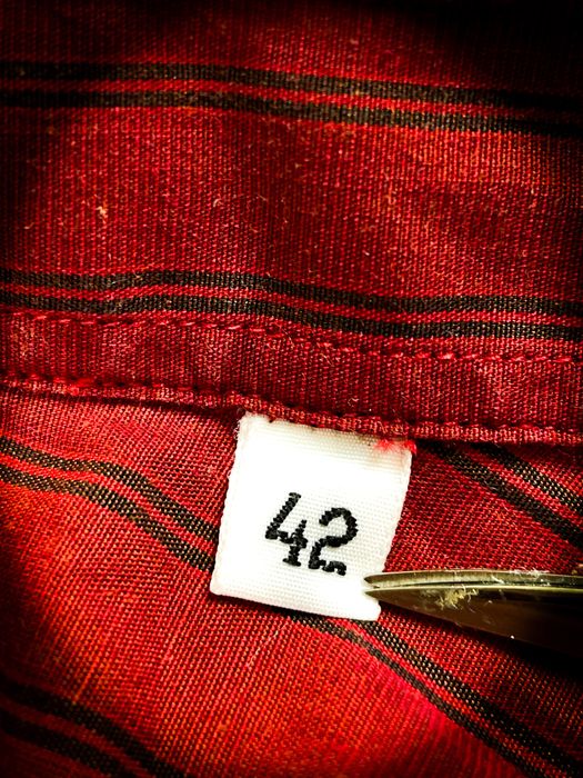 «Hugo Boss» Nowa Czerwona Męska Koszula / XL