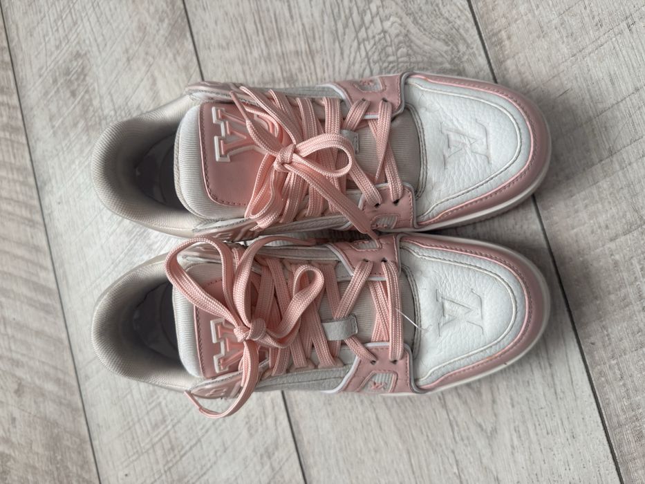 Louis Vuitton LV Trainer Sneakers White Pink, ( 36 р ) 23.5 см