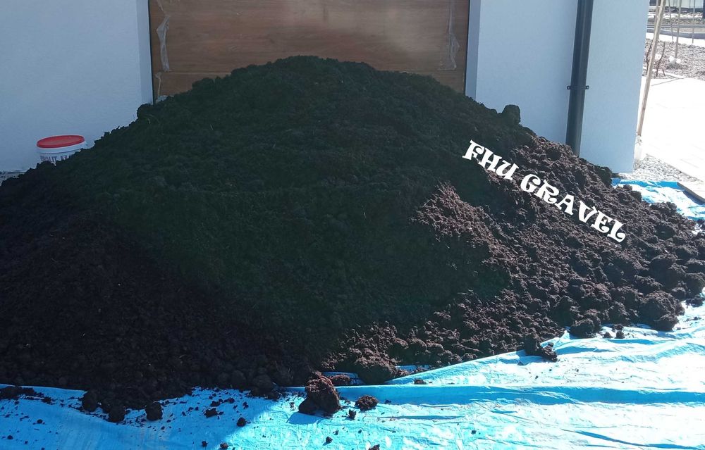 Kompost organiczny  Eko podłoże do warzyw roślinny 3t z dostawą-cena w