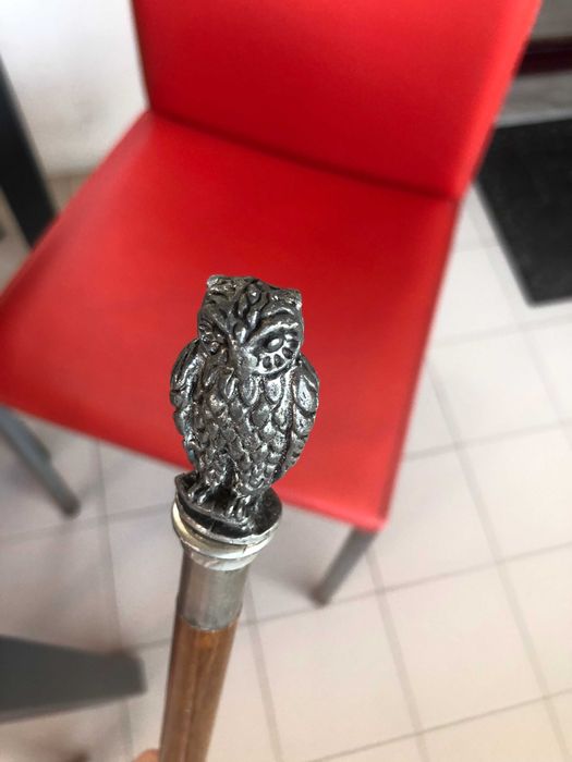 Bengala com cabeça de coruja
