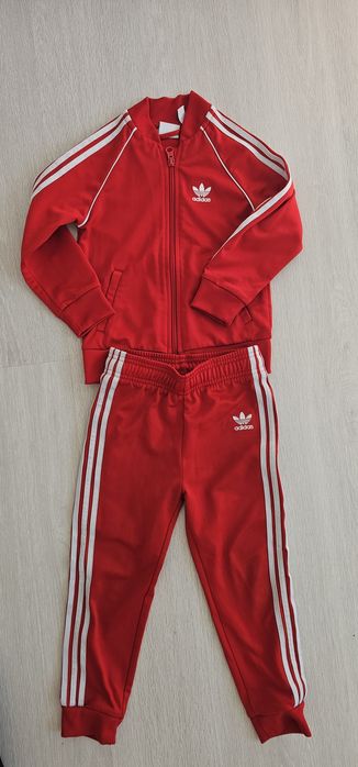 Dres adidas 104 czerwony