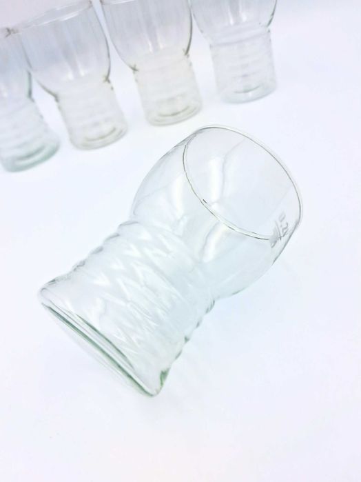 Szklanki Rillenglas 250 ml | VEB Ilmenau | lata 70.–80. | DDR
