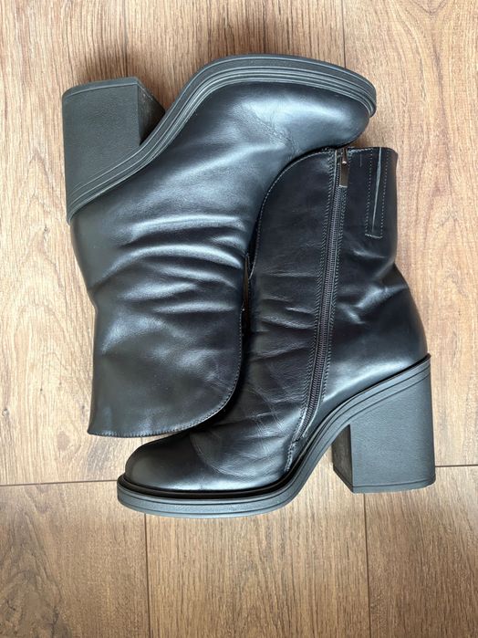 Шкіряні зимові ботильйони