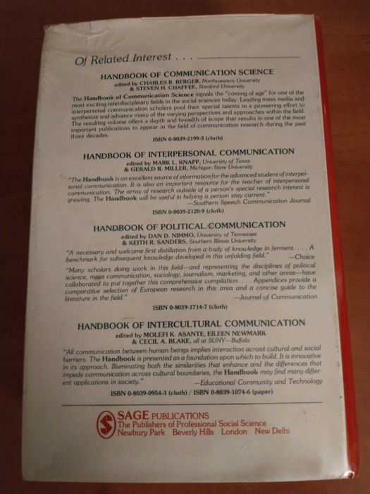 Livro Handbook of Organizational Communication