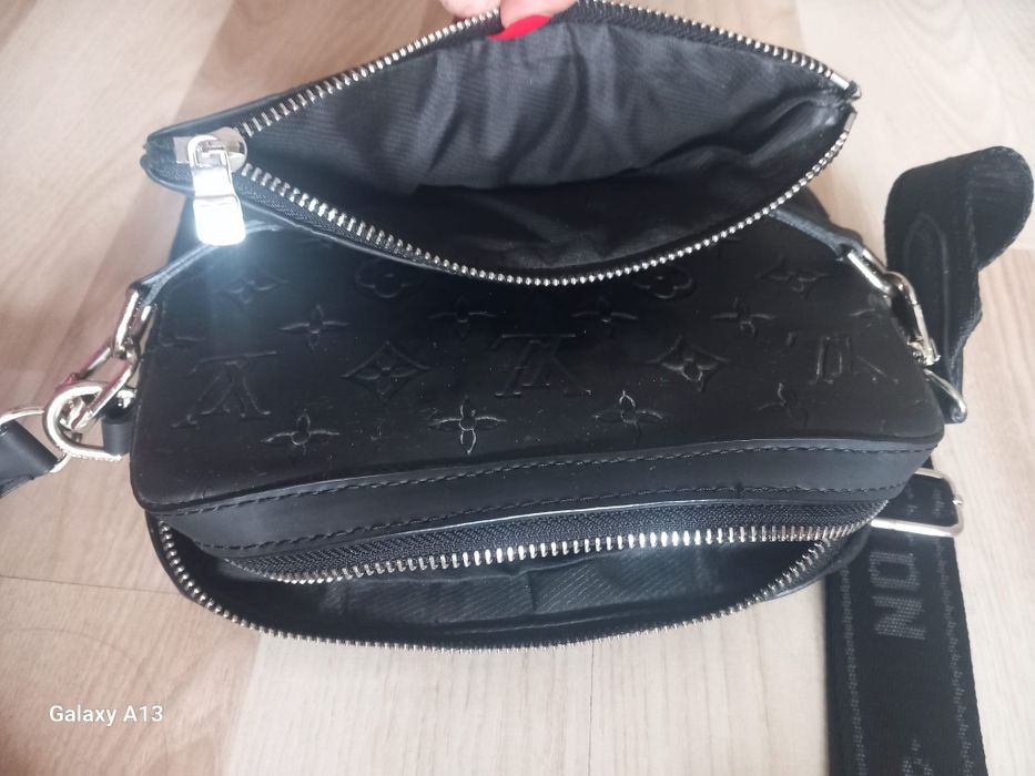 Louis Vuitton monogram czarna torebka na ramię
