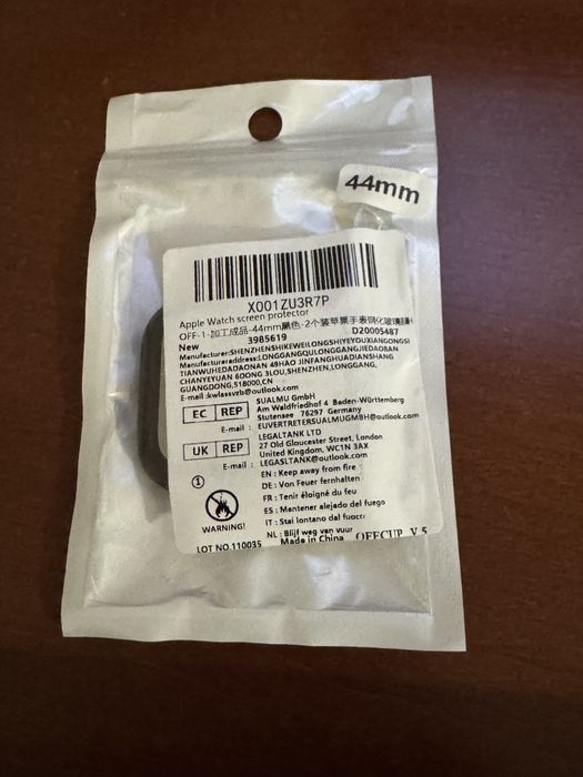 Protetor de Ecrã Apple Watch SE 44mm (Novo)
