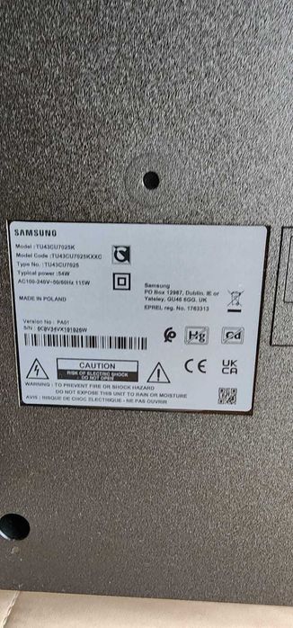 TV Samsung Ultra HD 43" Semi Nova