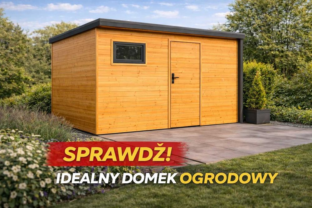Domek ogrodowy drewniany 3x4 narzędziowy schowek drewutnia producent