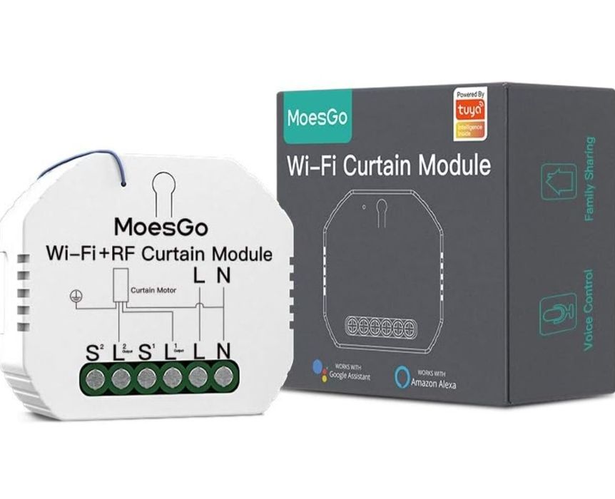 MoesGo WiFi DIY RF433 inteligentny moduł przełącznika kurtyny