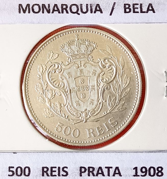 500 Reis 5 Tostões Prata Rei D. Manuel I l ( ⁴ª Dinastia )I