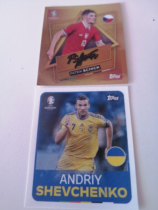 Vendo 2 cromos especiais euro 2024