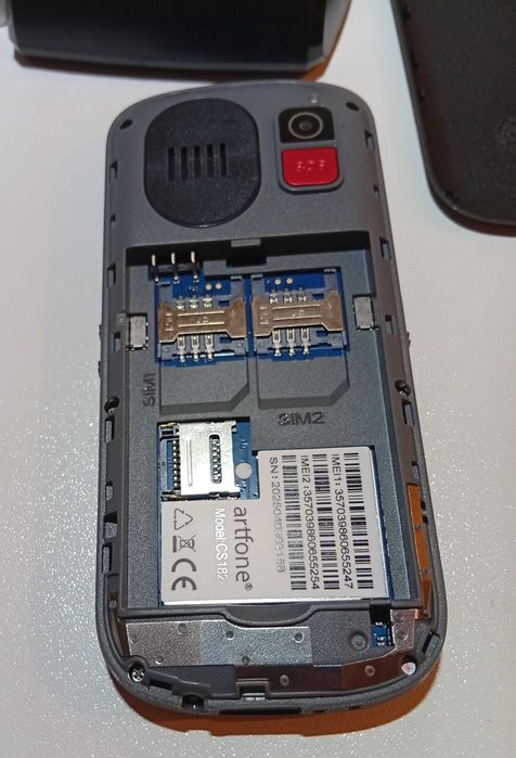 Telemóvel teclas grandes, sénior, Artfone