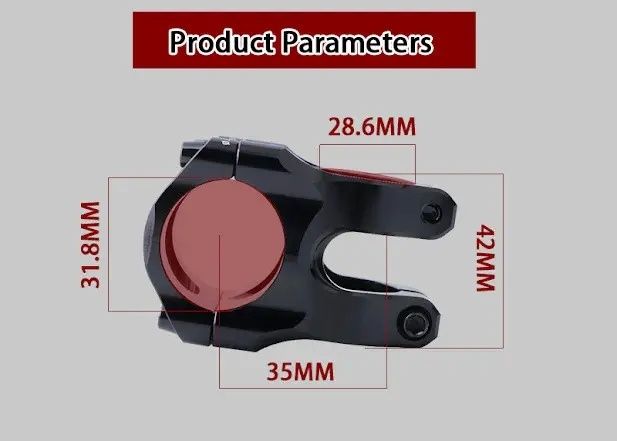 Винос руля HASSNS чорний 31.8