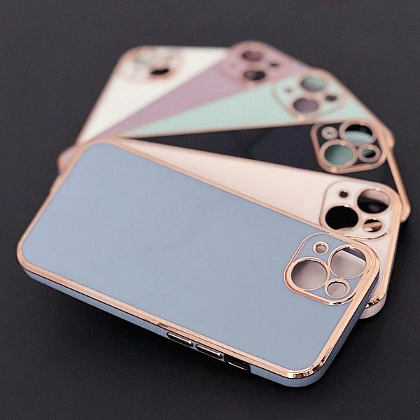 Lighting Color Case etui do iPhone 12 Pro Max żelowy pokrowiec ze złot