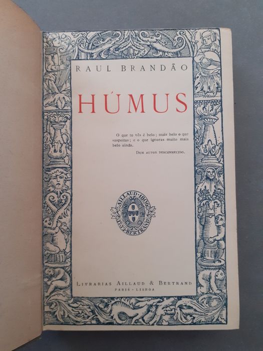 Raúl Brandão, Humus (3 ed)