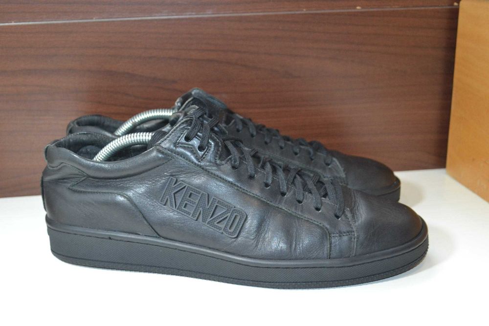 kenzo 45р кроссовки кеды кожаные оригинал. сникерсы