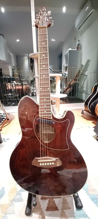 Guitarra Eletrica Ibanez SA260FM Amber + Guitarra Ibanez TCM50VBS