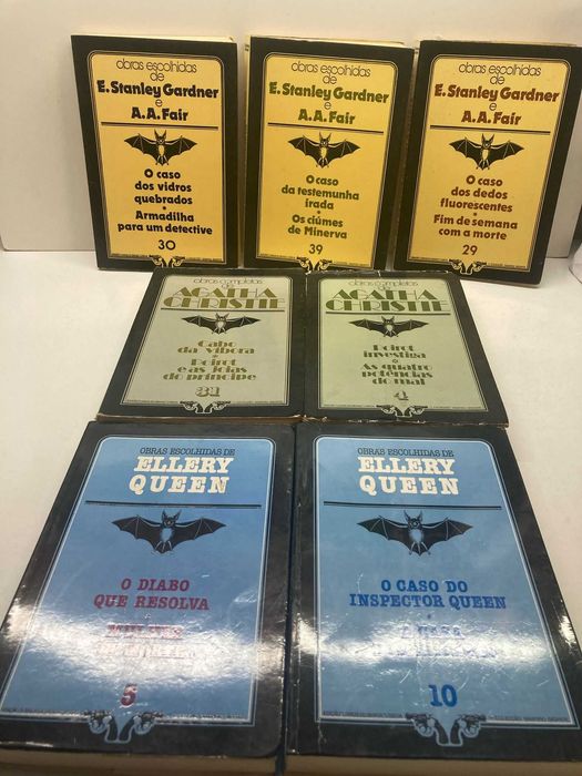 7 Livros (Agatha Christie, Ellery Queen, E. Stanley Gardner)