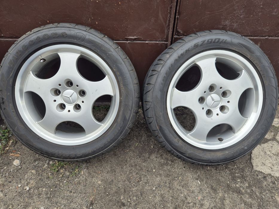 Kola klasyk  5x112x16 Mercedes  opony 225x50x16 Firestone  nowe