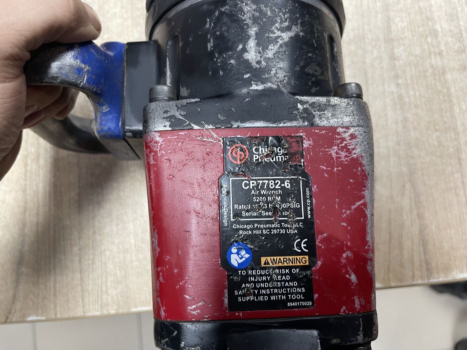 Chicago Pneumatic CP7782-6 / пневматичний гайковерт 2600 Нм 1дюйм