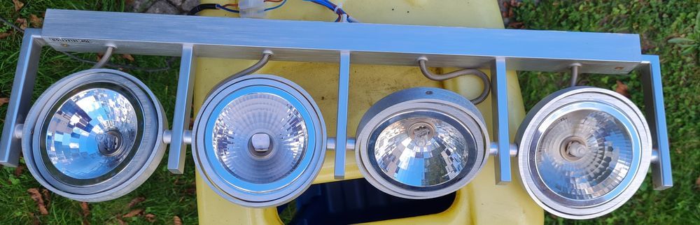 Massive Futura 4 żarówki nowoczesna halogen