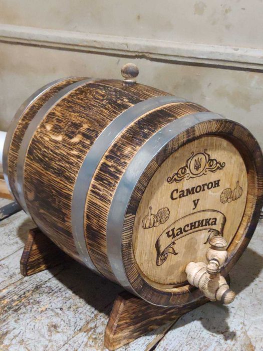 Дубова бочка для алкоголю діжка  для зберігання вина віскі самогону