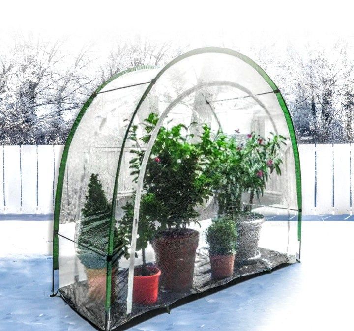 Mini szklarnia do ogrodu