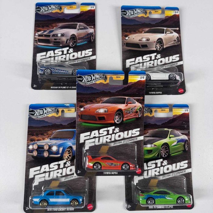 Тематична Машинка Hot Wheels Toyota Тойота Supra Brian Хот Вілс Форсаж