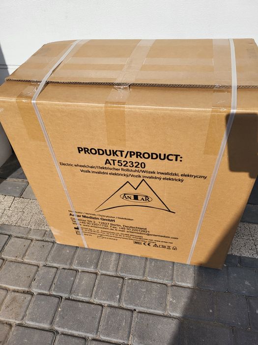 Wózek ANTAR AT 52320  inwalidzki elektryczny plus adapter dla opiekuna