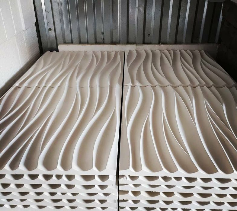 Поліуретанові форми для гіпсу. 3D панель.