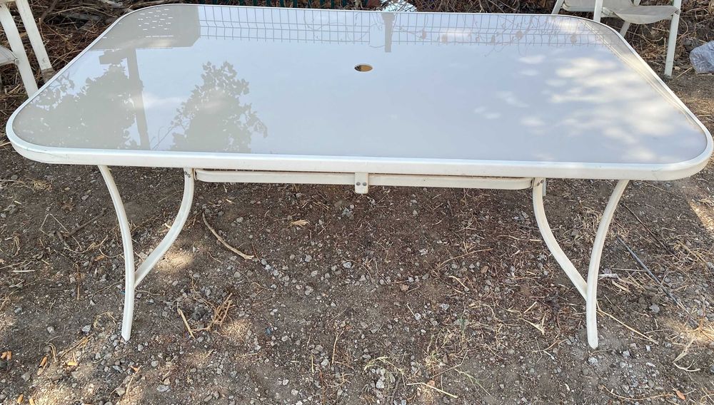 Mesa de Jantar em Vidro