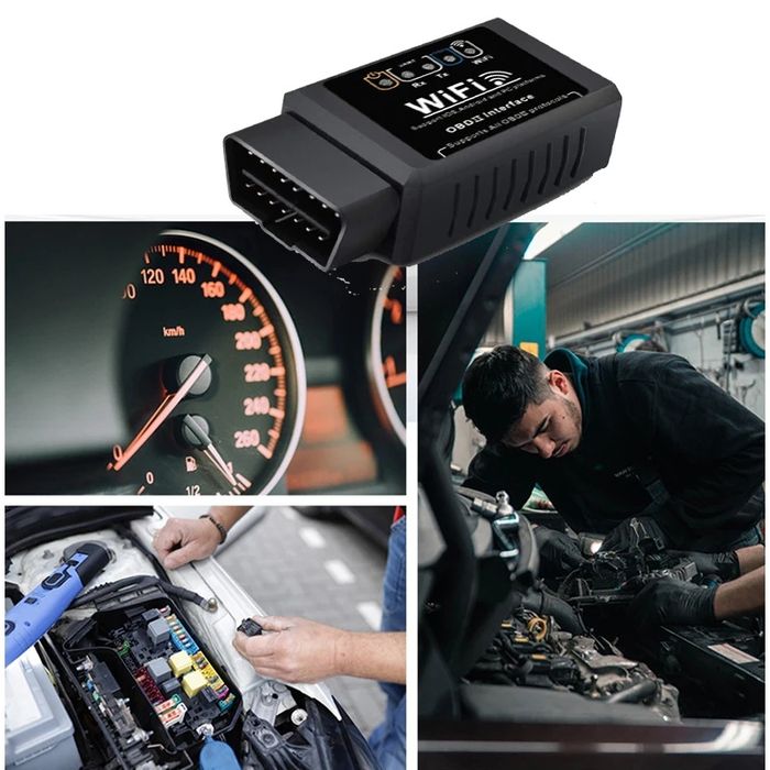 Scanner de diagnóstico automóvel OBD2 Elm327 Wi-Fi versão 1.5 NOVO