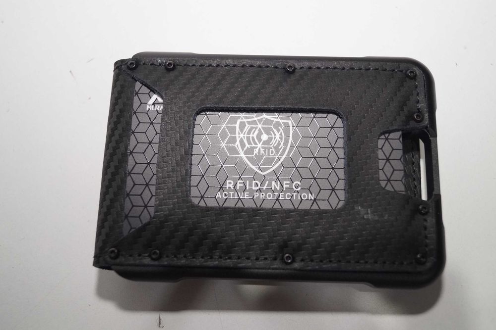 257 MURADIN Taktyczny Minimalistyczny Portfel Męski na karty RFID czarny
