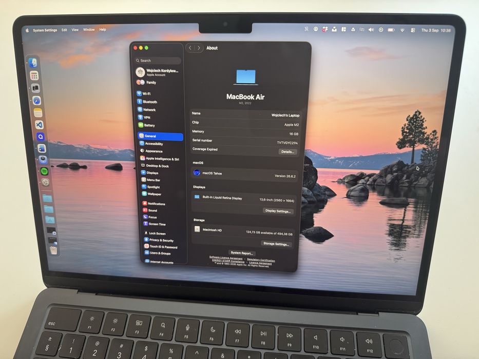 MacBook Air M2 | 16GB RAM | 512GB SSD