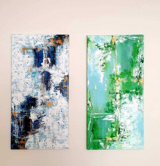 Quadro abstrato 50 x 70 cm