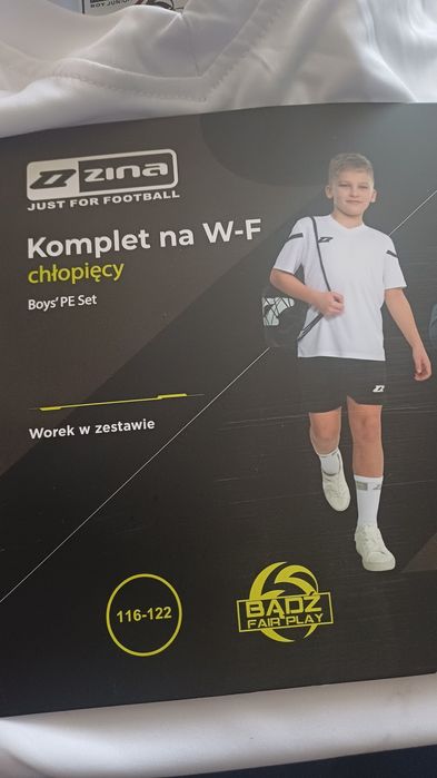 Komplet chłopięcy na W-F 116-122 Zina