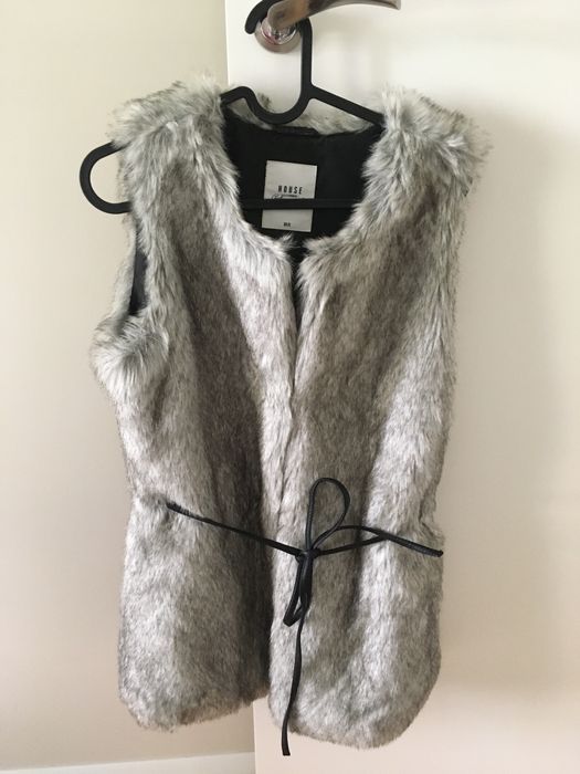 Bezrekawnik futerko sztuczne